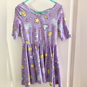 Dot Dot Smile Unicorn Dress